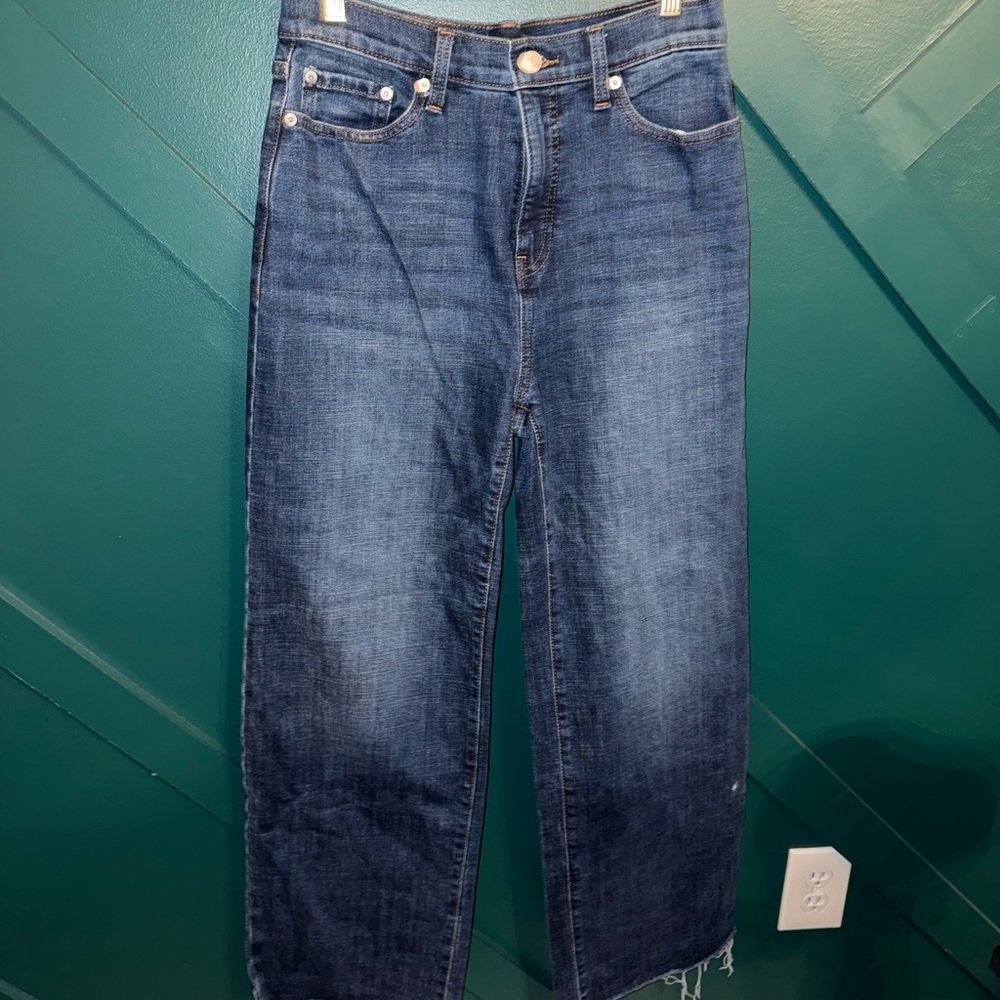 Banana Republic Dark Blue Straight Jeans - Picture 2 of 9
